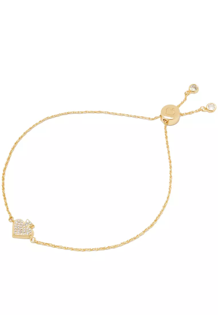 Buy Kate Spade Everyday Spade Pave Slider Bracelet in Clear/ Gold Multi  o0r00185 2026 Online | ZALORA