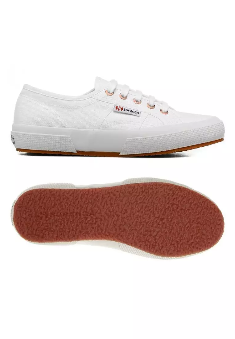 Buy Superga 2750-Cotu Classic White Rose Gold Sneakers 2024 Online ...