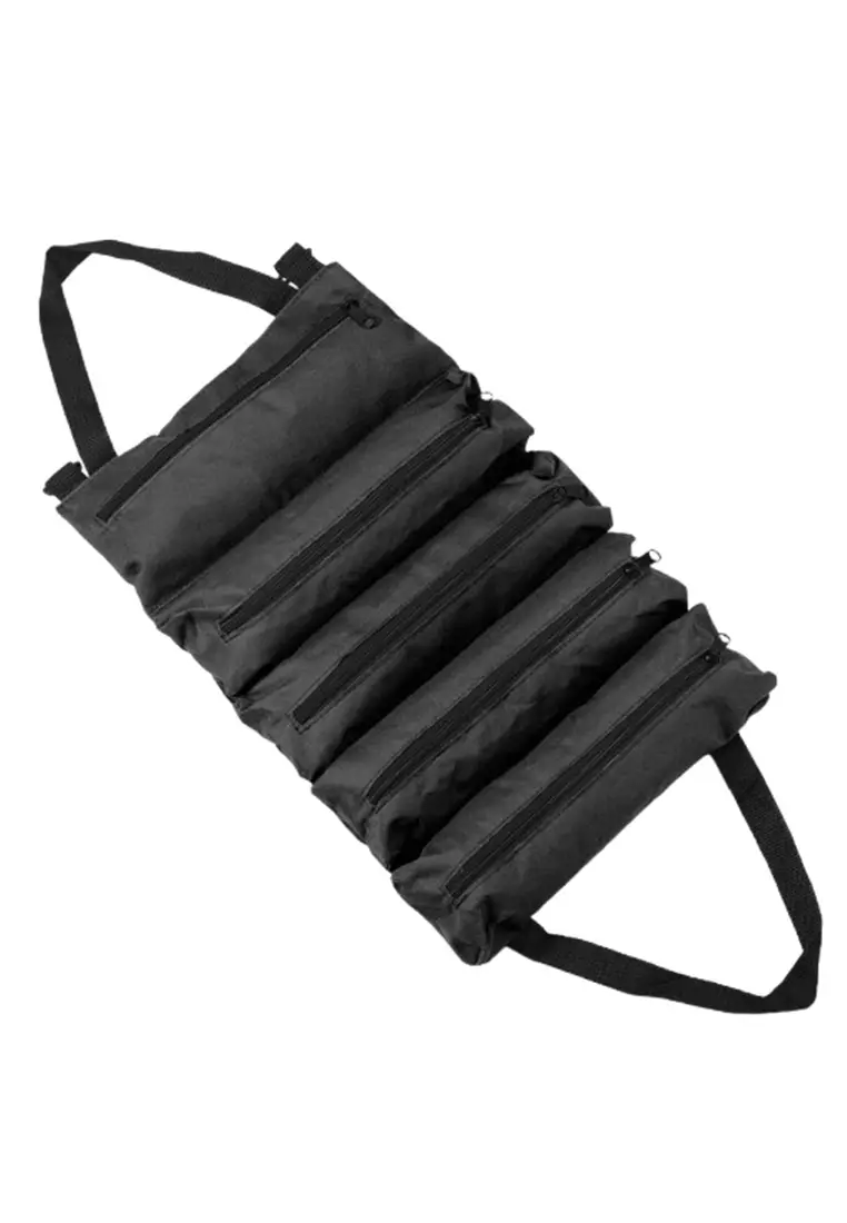 Tas Perkakas Gulung Foldable Rolling Tool Bag Canvas ISY01 ORIGINAL - Black