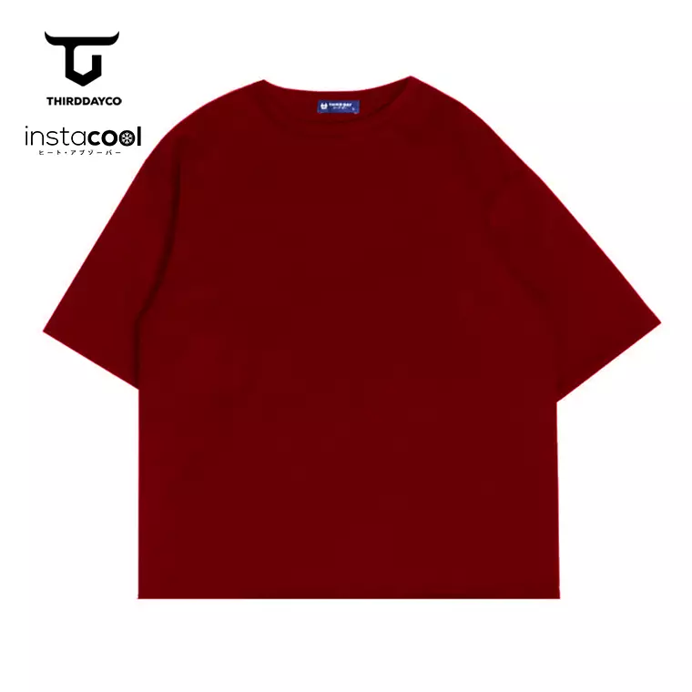 THIRDDAY Kaos Oversize IMLEK 2026 year of horse sin cia gambar belakang scubalux merah maroon MTY49