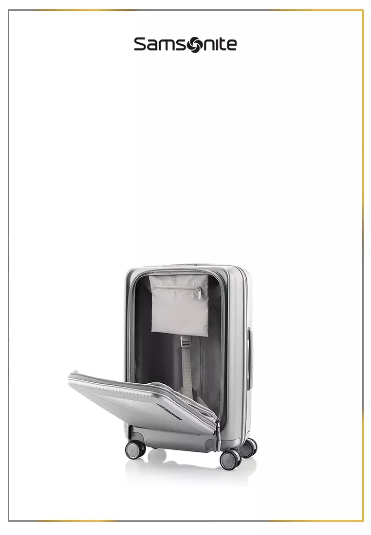 Samsonite Koper Hardcase Zipprix FT Spinner 20 Inch EXP FT - Silver