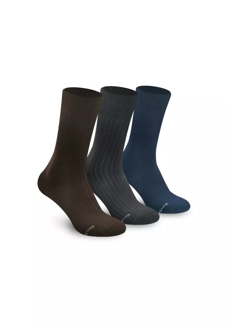 3pk Gentle Grip Cool & Fresh™ Socks, M&S Collection