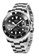 LIGE black and silver LIGE Unisex Classic Diver's Stainless Steel Quartz Watch with turning Bezel on Steel Bracelet 267FDAC849BAACGS_1