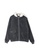 A-IN GIRLS grey and white Casual Color Matching Padded Hooded Jacket 54E6DAA80D1013GS_4