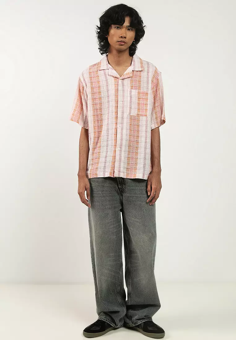 Textured Short Sleeve Shirt