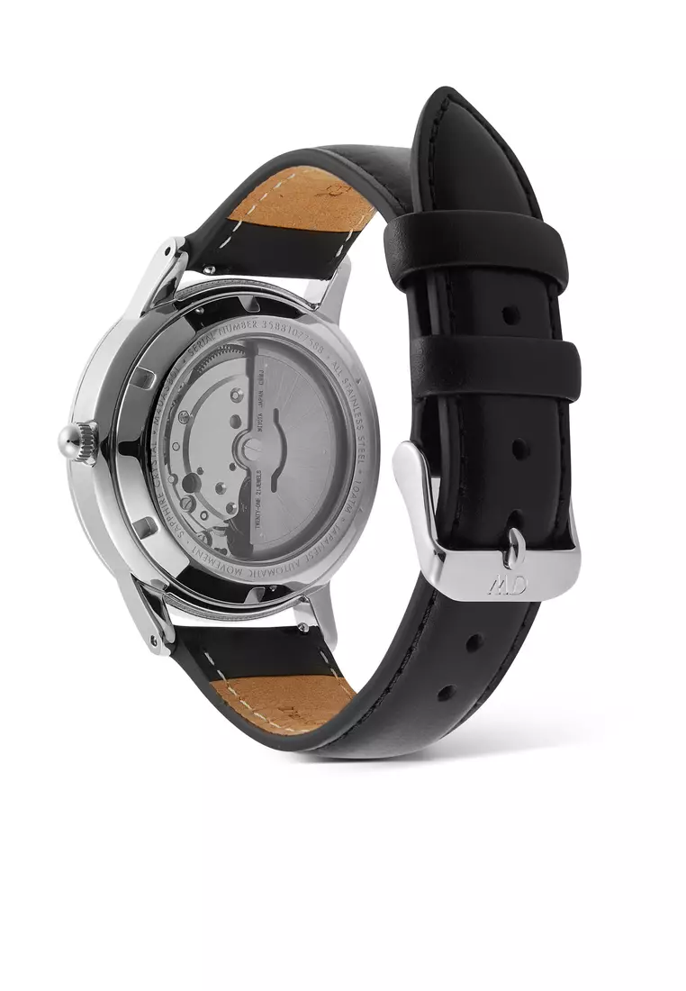 Iconic Automatic 40mm Sheffield Silver Emerald  - Enamel Dial - Men Watch Automatic movement watch DW Official Authentic Original jam tanggan lelaki DW jam tangan