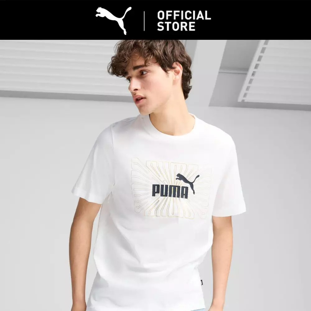 Jual PUMA PUMA GRAPHICS Foil Tee Men Original 2025 ZALORA
