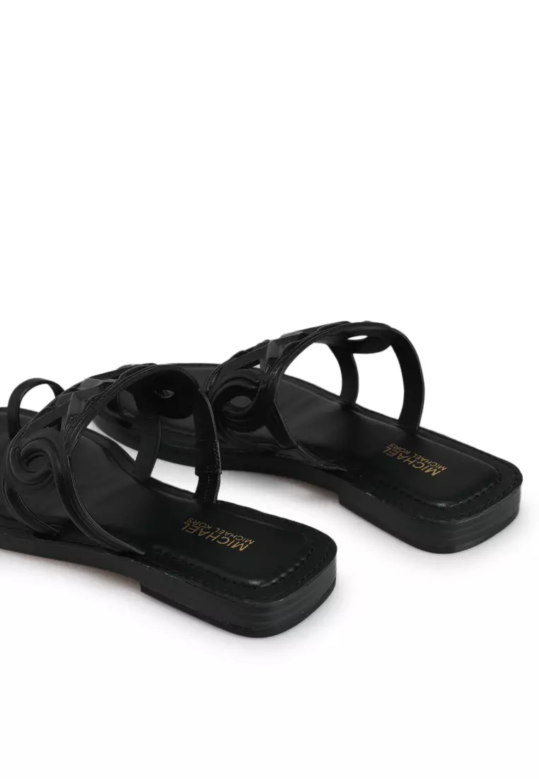 Mk black flip flops new arrivals