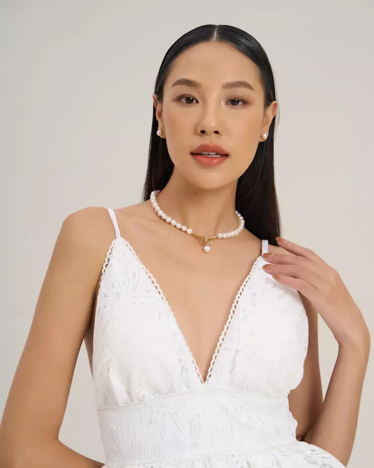 White Midi Dress