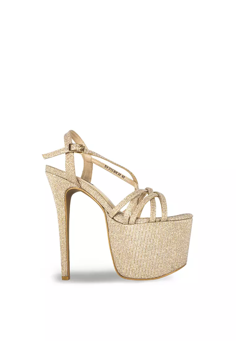 Discount on Zanea Shoes  shoes - SKU: Multi Strap Pageant Heels