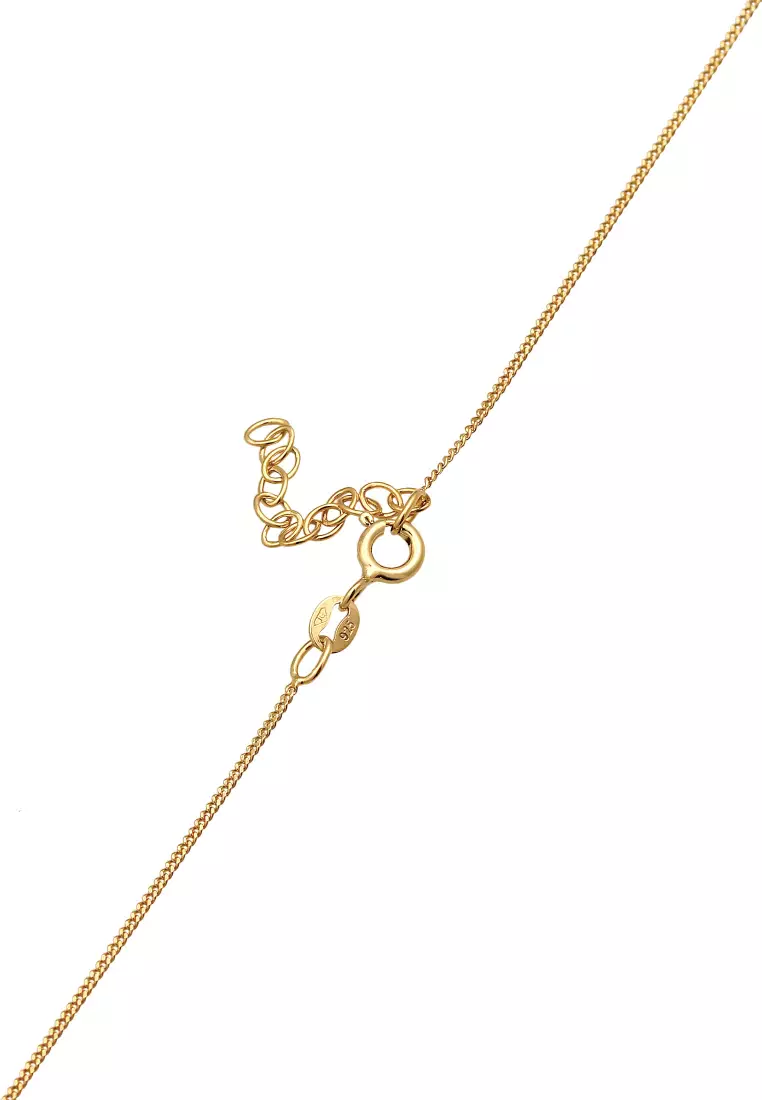 Kalung Perhiasan Perak 925 Wanita Lotus Flower Pendant Spiritual Gold Plated