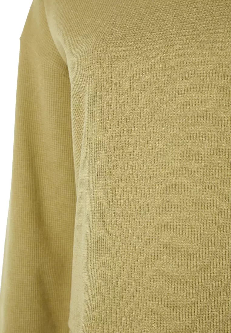 Textured Knit Pajama Set