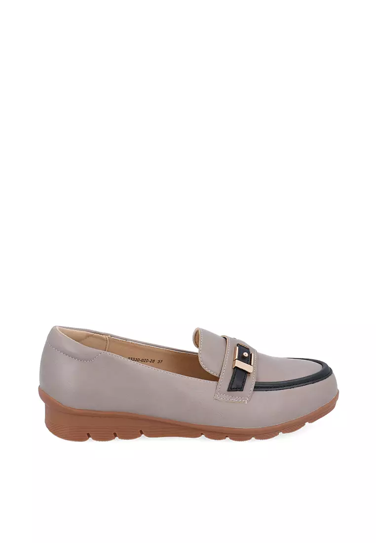 Discount on Carlo Rino  shoes - SKU: Medium Grey Sierra Loafers