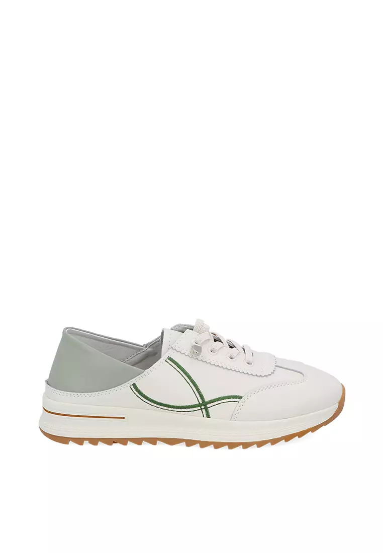 Discount on Carlo Rino  shoes - SKU: Medium Green Wave 360 Sneakers