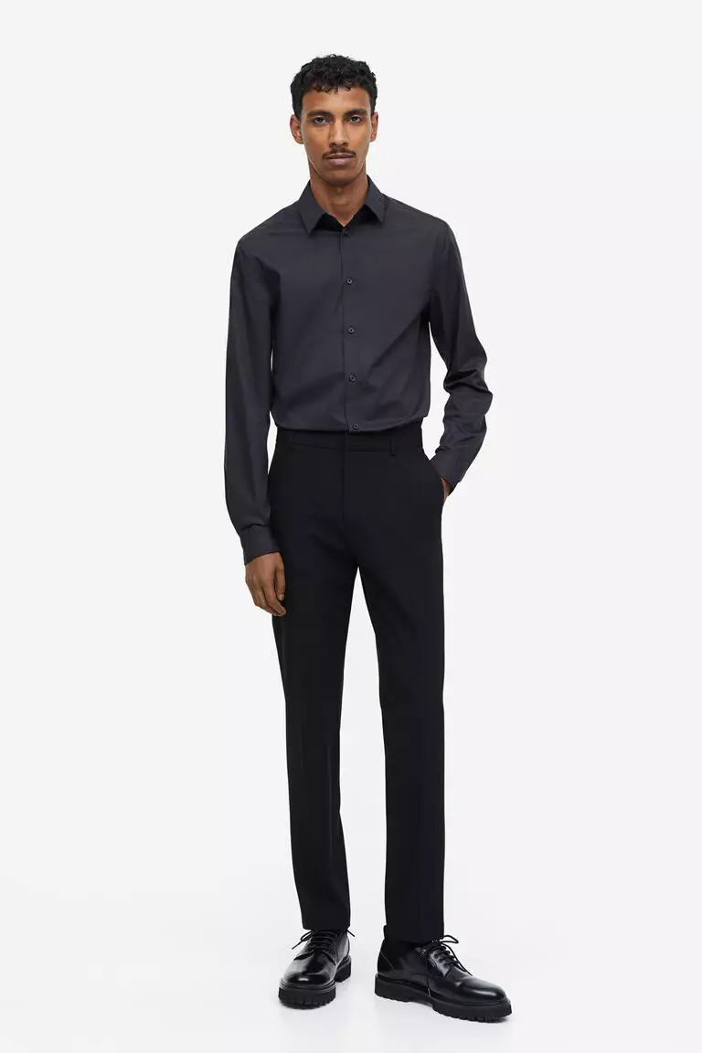 FRAME SLIM TD EASY IRON SHIRT