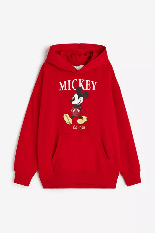 Oversized printed hoodie
