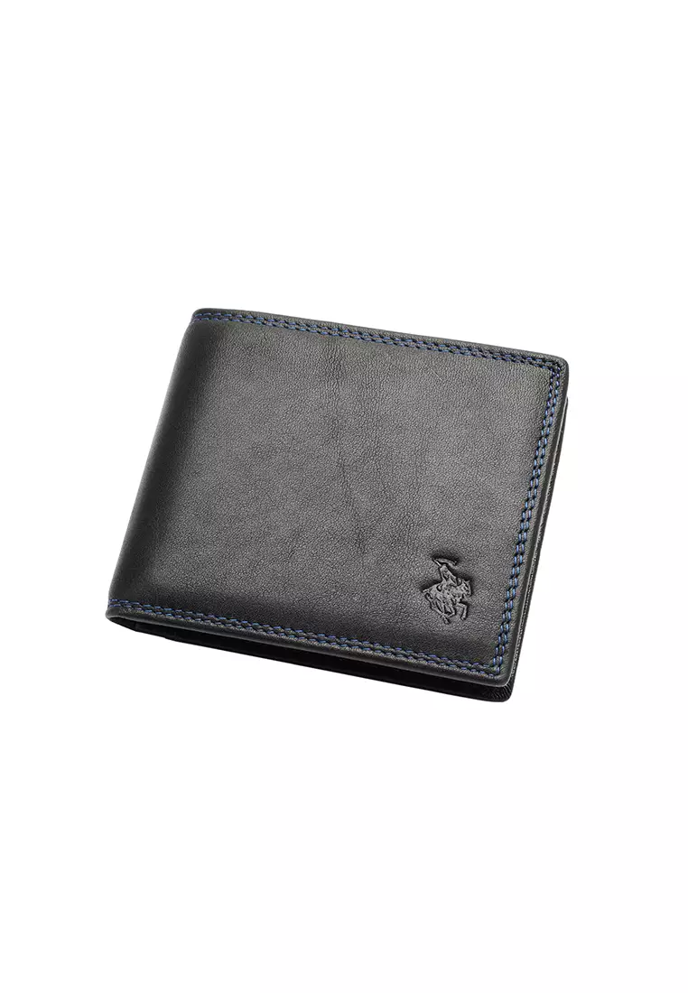 Gift Set - Leather RFID Wallet + 35mm Automatic Buckle Belt (禮盒 - 皮具錢包 + 腰帶) - 黑色