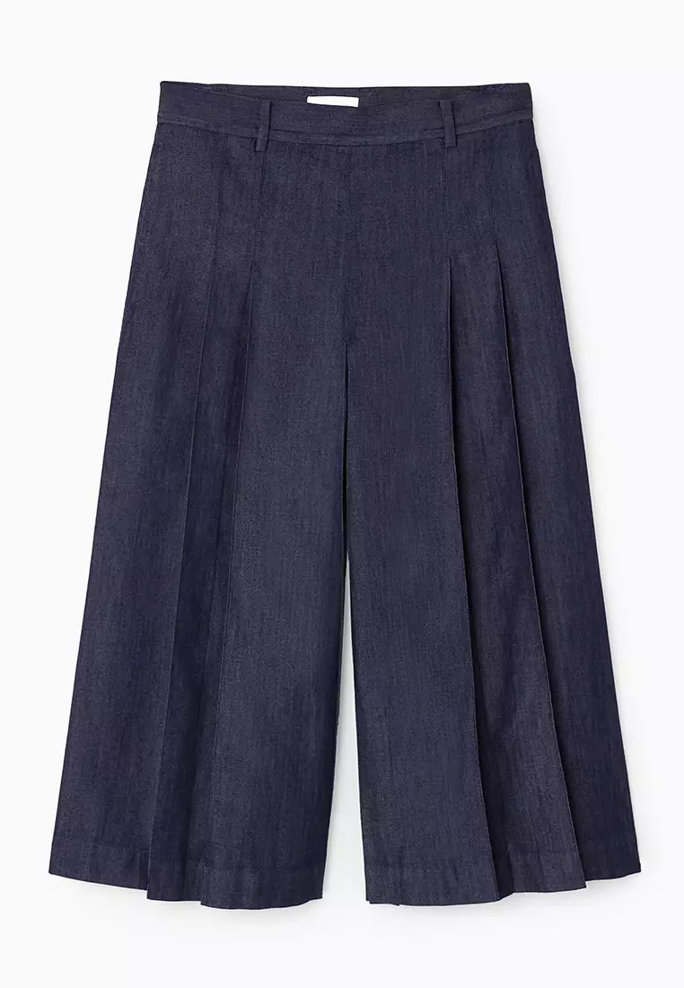 Tailored Denim Skort