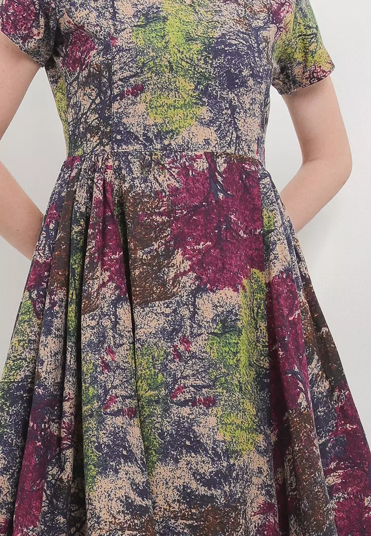 Dress Classic Cloq 50's Swan-necked CAP-Slv+lining