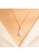 Millenne silver MILLENNE Made For The Night Intricate Drop Studded Cubic Zirconia Rose Gold Necklace with 925 Sterling Silver C3106ACFF65CF1GS_4