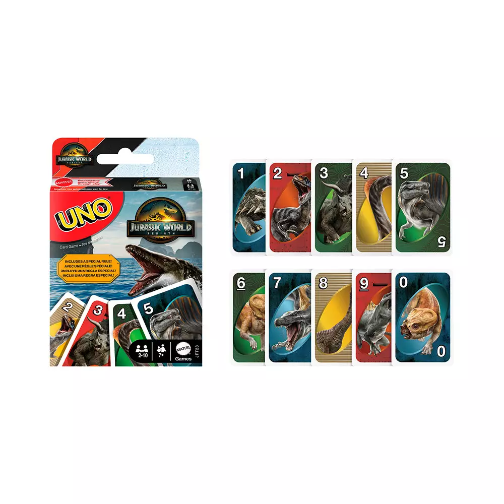 UNO KARTU JURASSIC WORLD REBIRTH - MIX