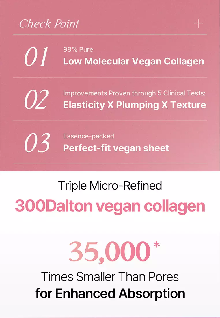 MEDIHEAL [Renewal] Collagen Essential Mask Core Elasticity Pack, 5 Sheetsx24ml