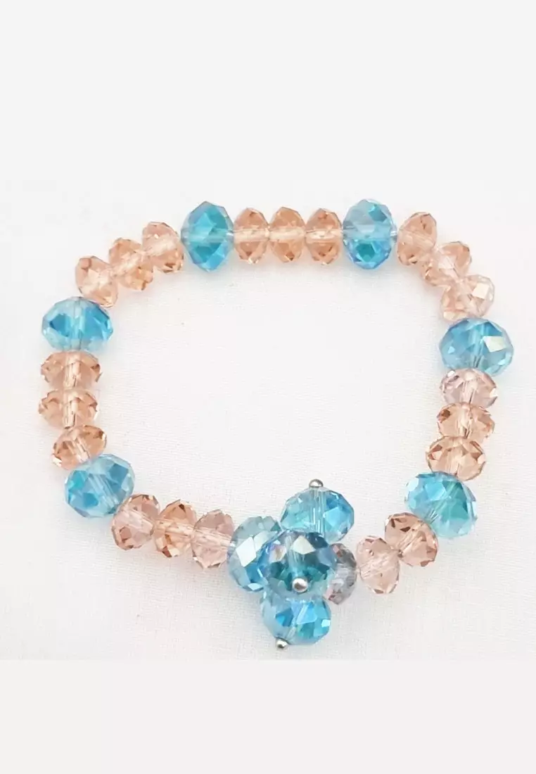 Crystals Vine Diamante Bracelet Gelang Wanita Kristal Multi