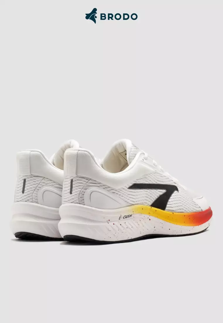 BRODO - Running Shoes Active Inizio White Lava Red