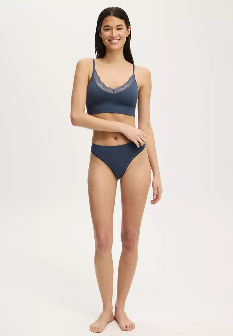 Seamless High Cut G String Brief