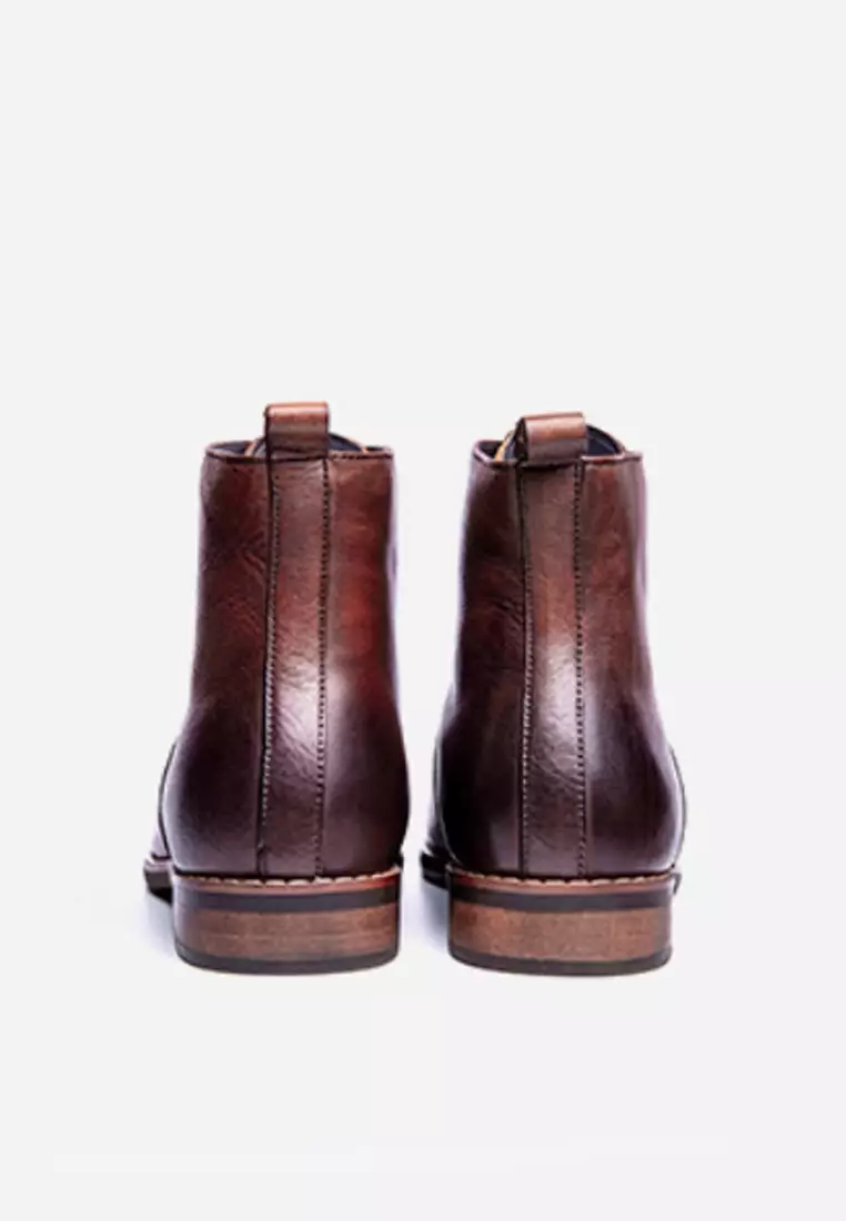 Buy Twenty Eight Shoes VANSA Vintage Leather Mid Boots VSM-B02266 ...