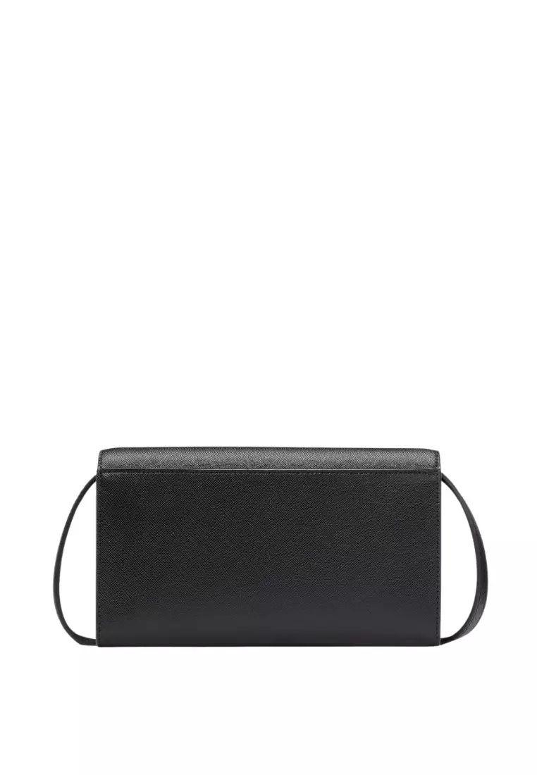 Dana Small Flap Crossbody Black 