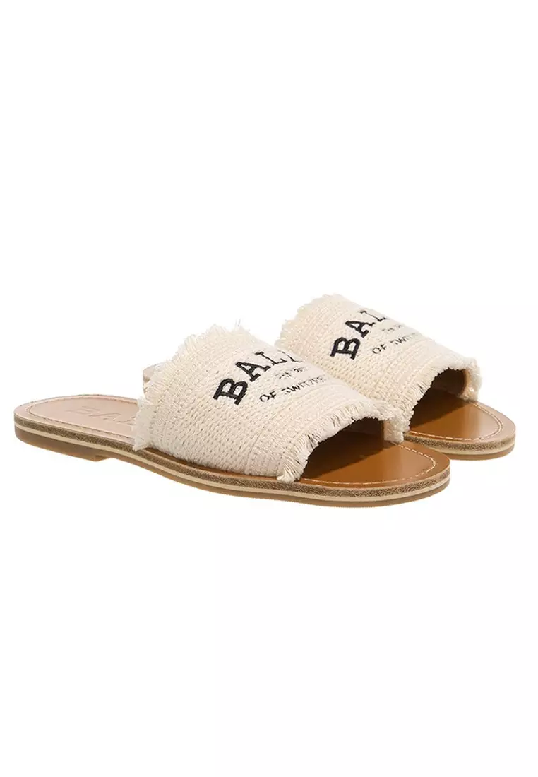 Bianka Women's Flip Flops in Bone