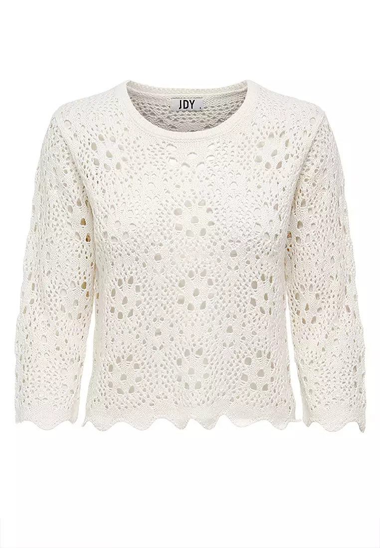 Natasha 3/4 Sleeve Structure Pullover