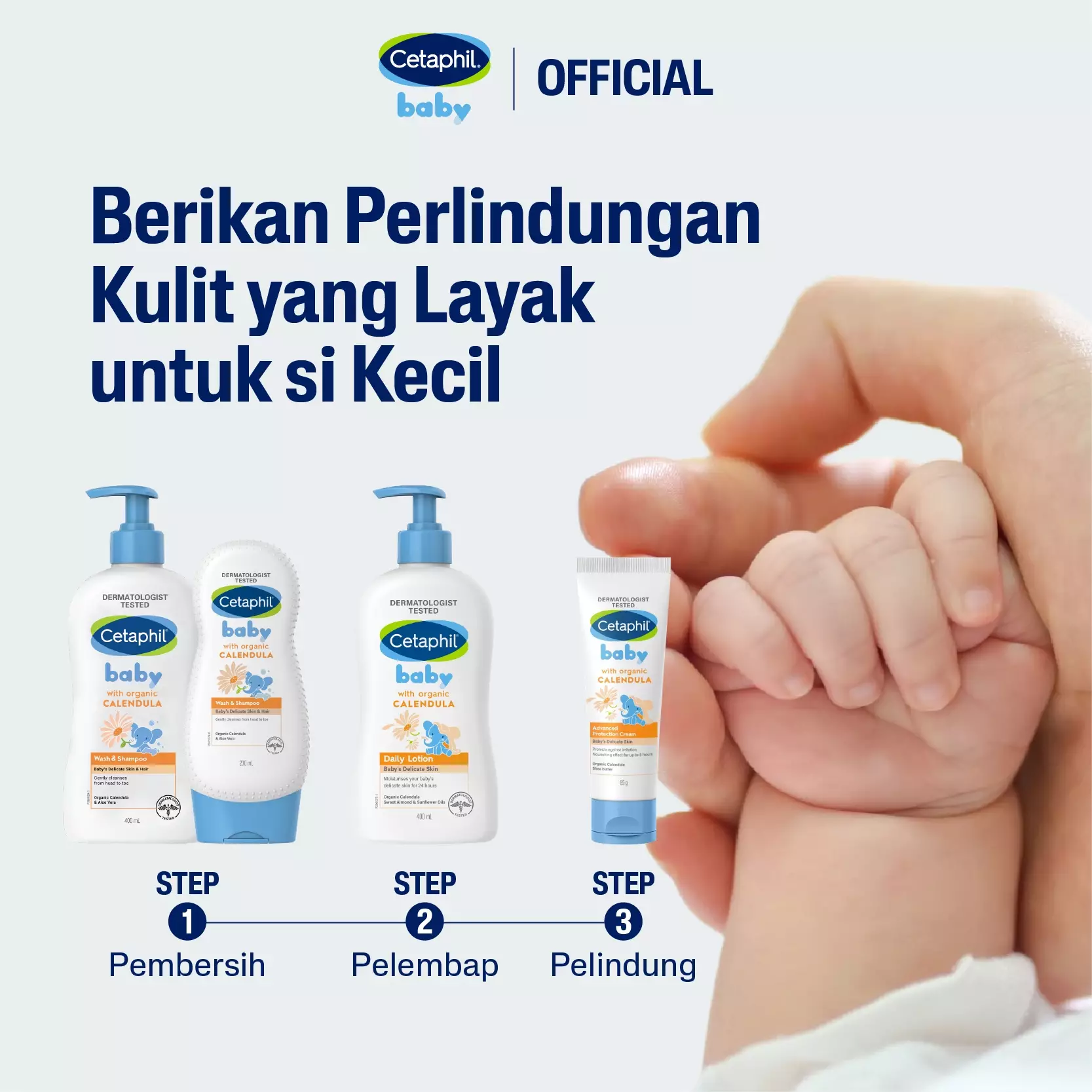 Cetaphil Baby Wash & Shampoo with Organic Calendula 230 ML