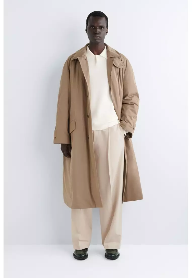 RUBBED-LEATHER LOAFERS