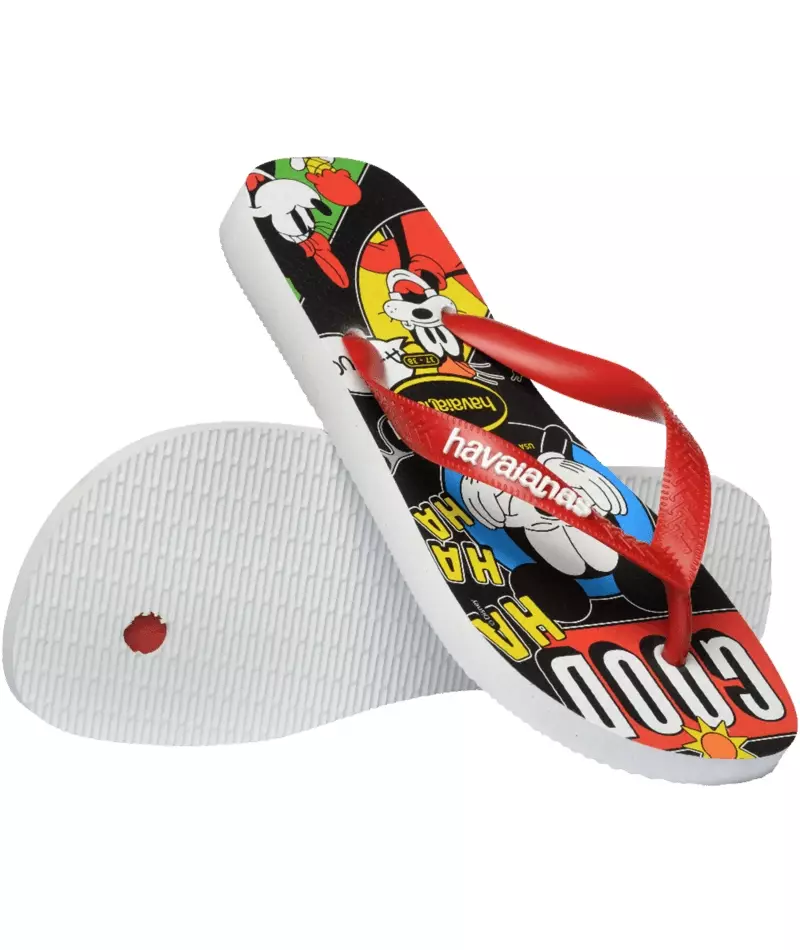 Havaianas 6222 - Top Disney Classics White / Red Apache - Sandal Pria