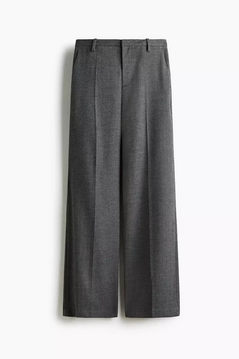Wide tailored trousers