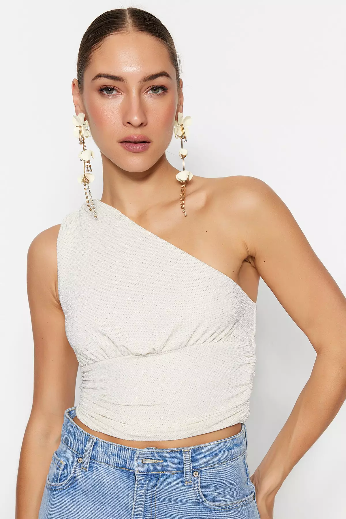 One-Shoulder Bustier
