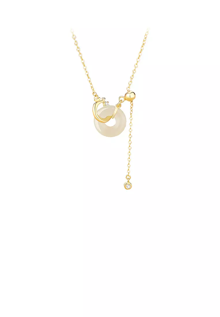 Buy Glamorousky 925 Sterling Silver Plated Gold Fashion Simple