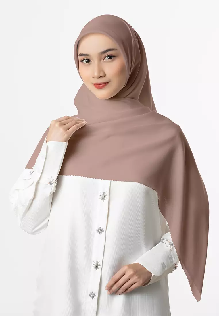 Jenna & Kaia - Sada Scarf Mellow - Hijab Kerudung Segi Empat