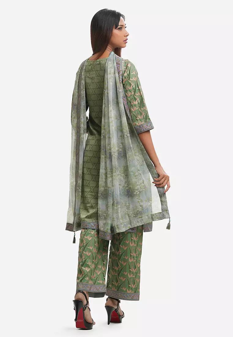 Le Reve Women's Printed Salwar Kameez