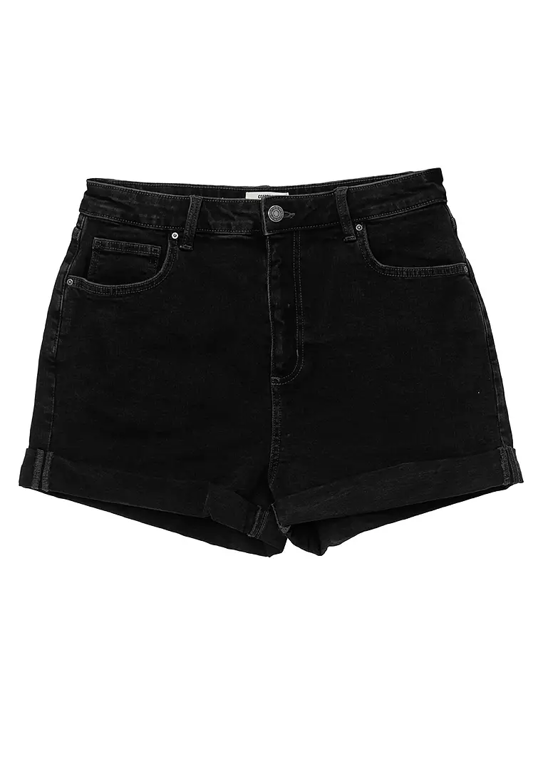 High Rise Micro Denim Shorts