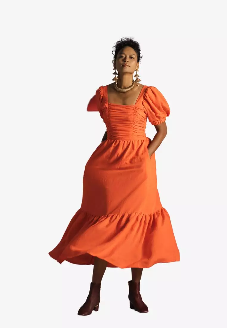 Summer Get Away Maxi Linen Dress