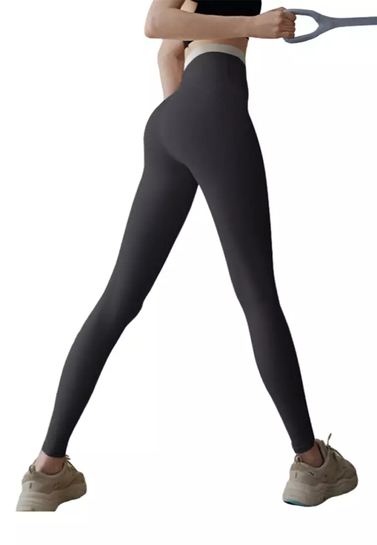 HAPPY FRIDAYS High Waist Tight Sports Yoga Pants BK-KZ0324-1 2024, Buy  HAPPY FRIDAYS Online