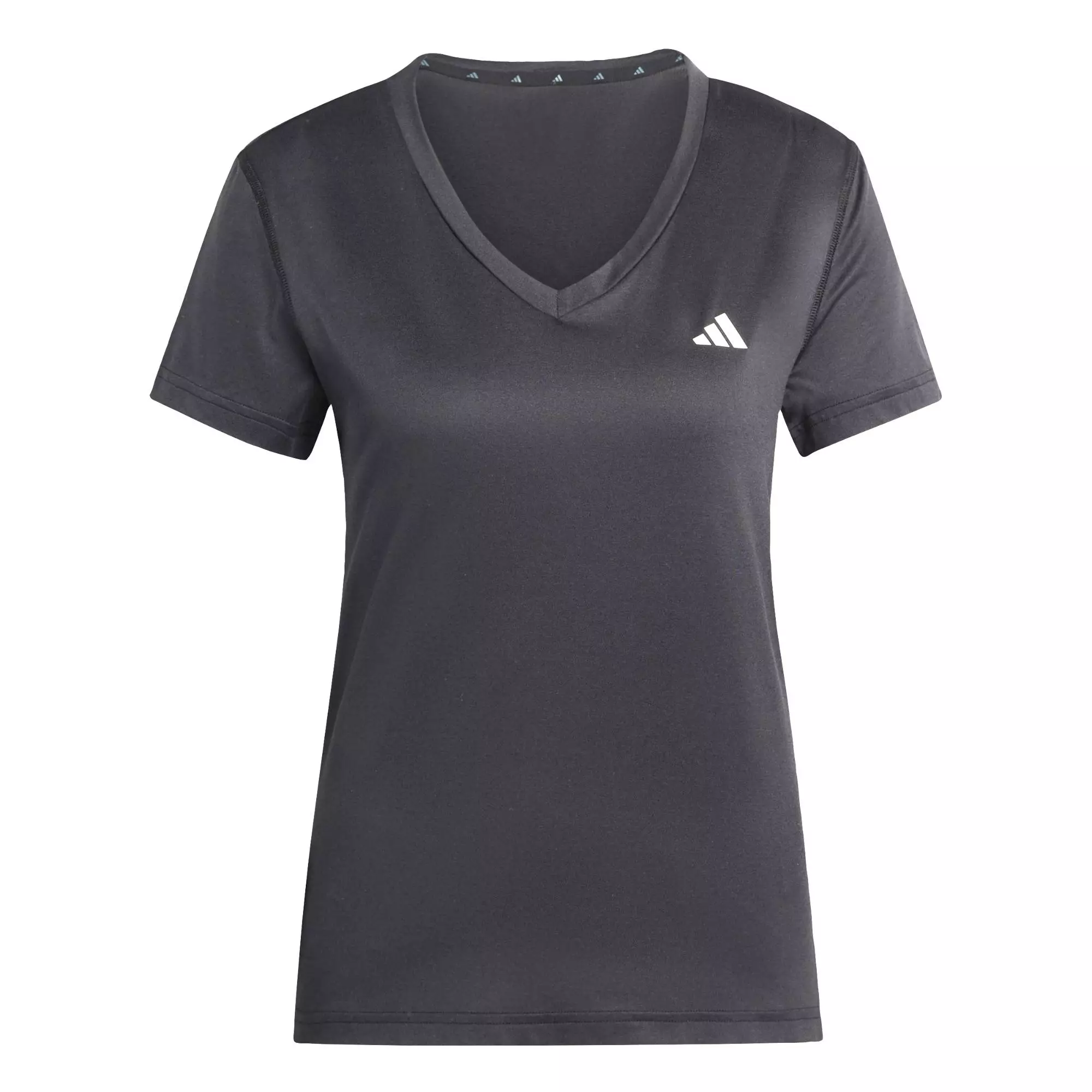Gym & Training Workout Essentials V-Neck T-Shirt Women Black KA2474