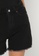 H&M black and grey High Waist Denim Shorts 07803AA5054682GS_3