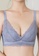ZITIQUE blue French Sexy Lace Without Steel Ring Bra-Blue 9F1FEUSFFC1ECDGS_2