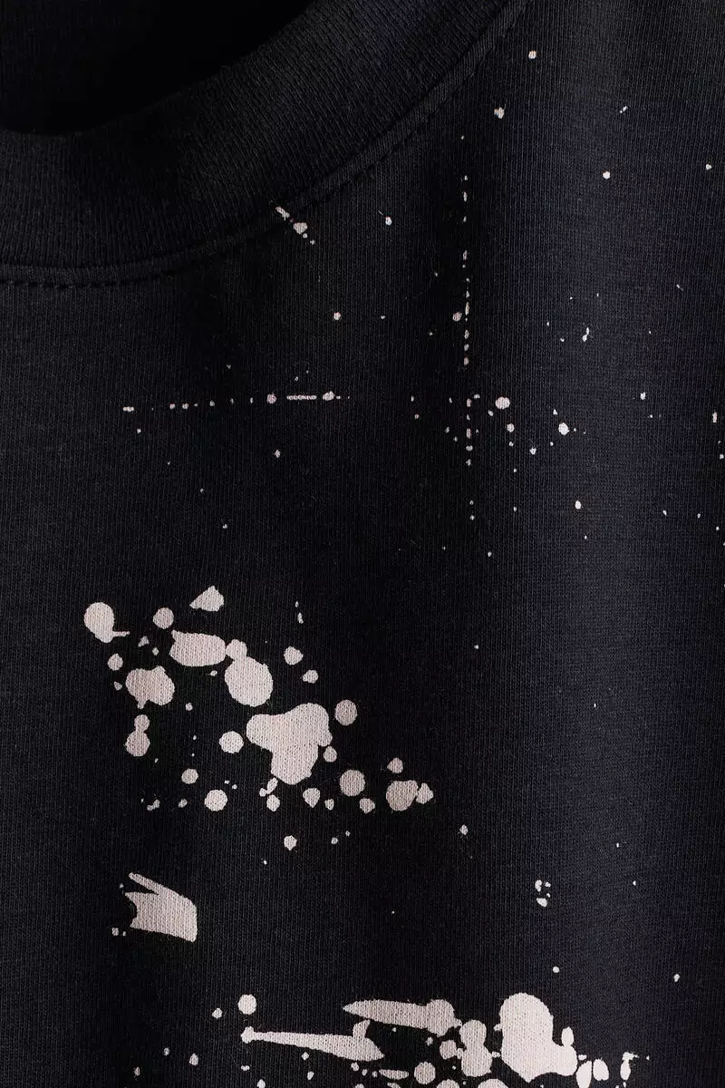 Printed cotton T-shirt