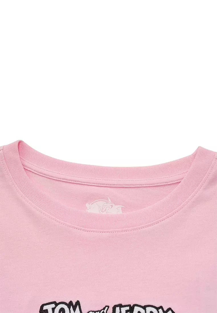 Women's Tom and Jerry Boyfriend Fit Printed Tee