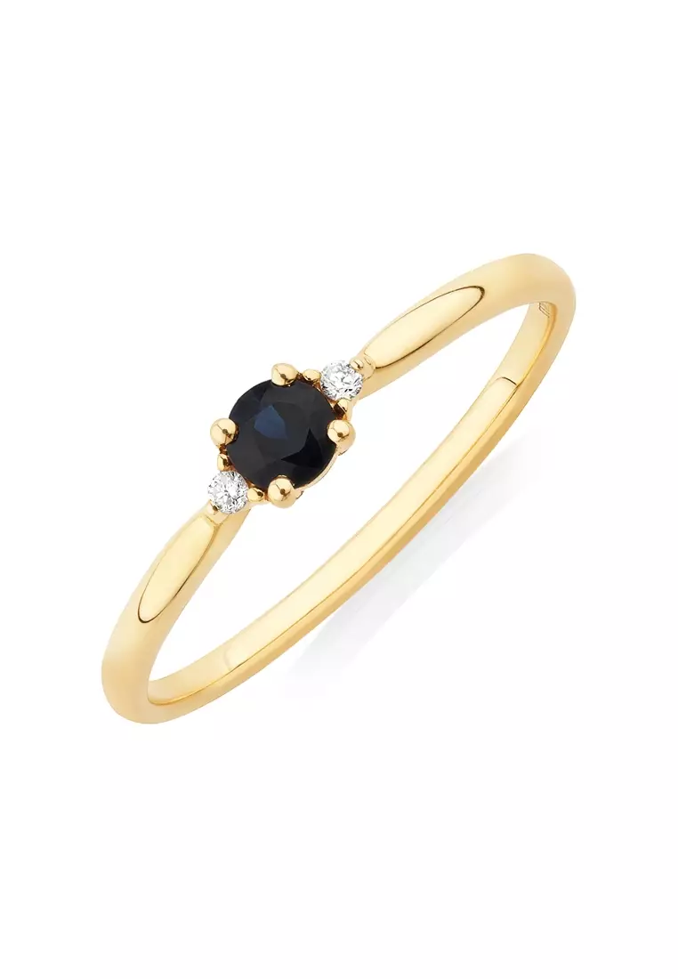 Michael hill shop sapphire diamond ring